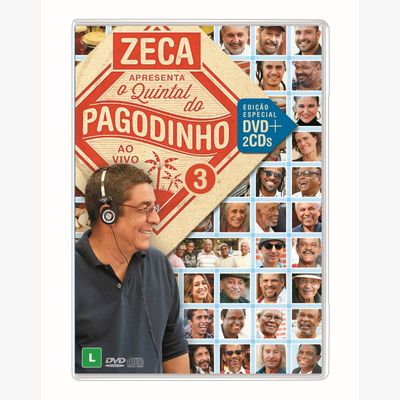 DVD  Various Artists - Zeca Apresenta: Quintal Do Pagodinho 3 - Edição Especial 1 DVD+2CDs