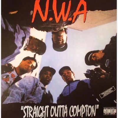 VINIL N.W.A - Straight Outta Compton - Importado - Vermelho - 33 RPM