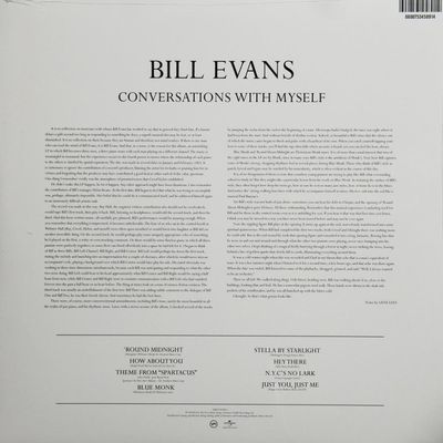Vinil Bill Evans - Conversations With Myself - Importado