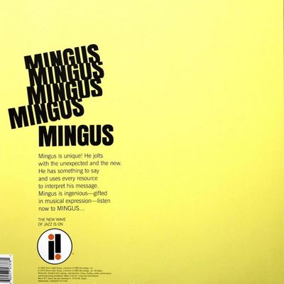 VINIL Charles Mingus - Mingus Mingus Mingus Mingus Mingus - Importado