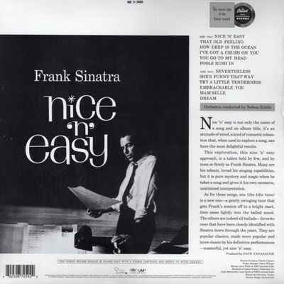 Vinil Frank Sinatra - Nice 'N' Easy - Importado