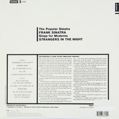 Vinil Frank Sinatra - Strangers In The Night - Importado