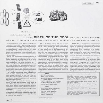 VINIL Miles Davis - Birth Of The Cool - Importado