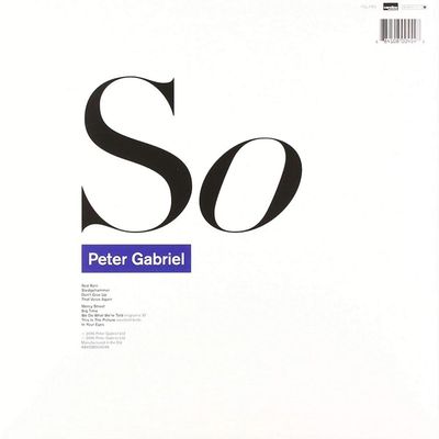 VINIL Peter Gabriel - So (Mastered Half Speed) - Importado