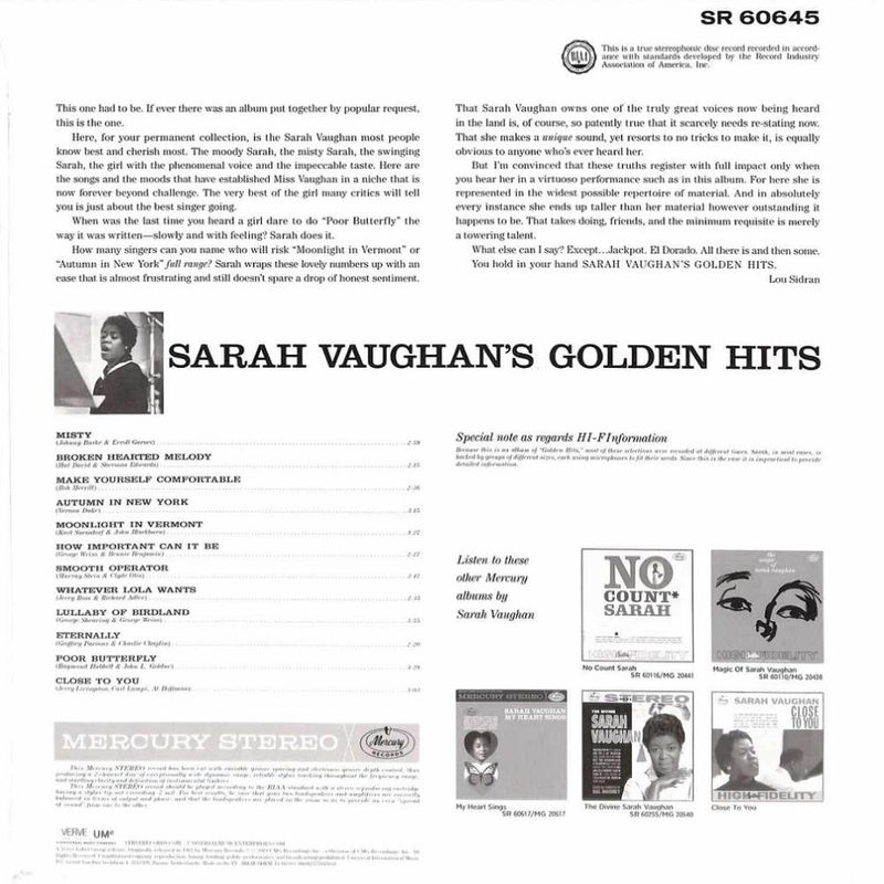 vinil-sarah-vaughan-sarah-vaughans-golden-hits-importado-vinil-sarah-vaughan-sarah-vaughans-go-00602577887031-00060257788703