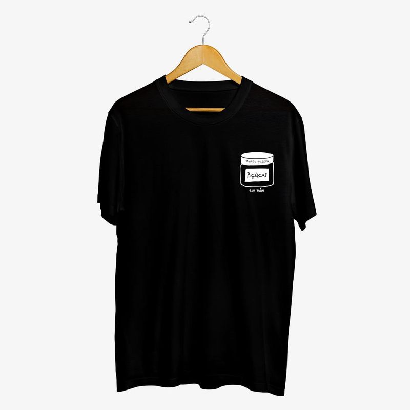 Camiseta Boxy em Meia Malha com Estampa Frente e Costas Charlie Brown Jr  Preto