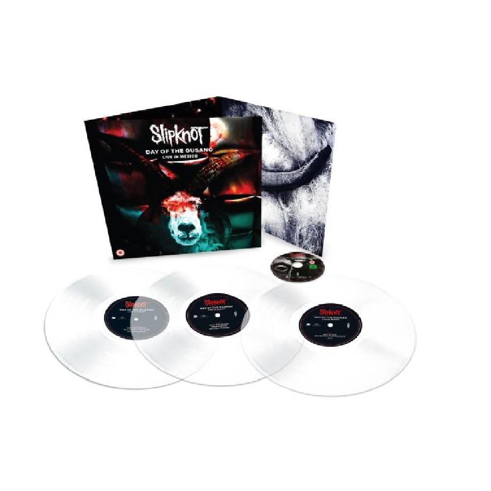 Slipknot Day outlet of the Gusano 3 Red Vinyl LP and DVD Live Show in Mexico City