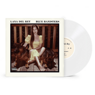 VINIL DUPLO LANA DEL REY - BLUE BANISTERS (BRANCO TRANSPARENTE) - IMPORTADO