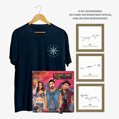 KIT Melim - CD + camiseta Gelo + Card Autografado