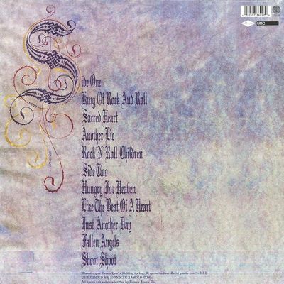 Vinil Dio - Sacred Heart (Remastered 2020) - Importado
