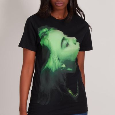 Camiseta Billie Eilish - Head Back Stay Home - Black