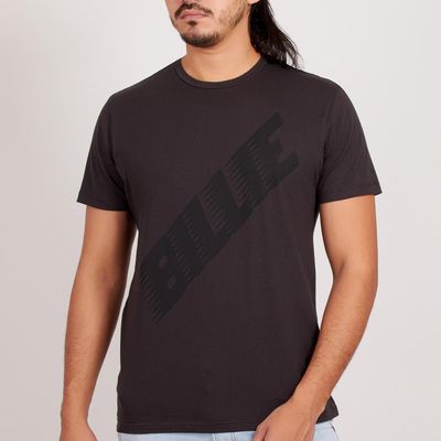 Camiseta Billie Eilish - Racer Logo - Dark Grey