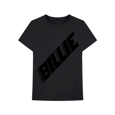 Camiseta Billie Eilish - Racer Logo - Dark Grey