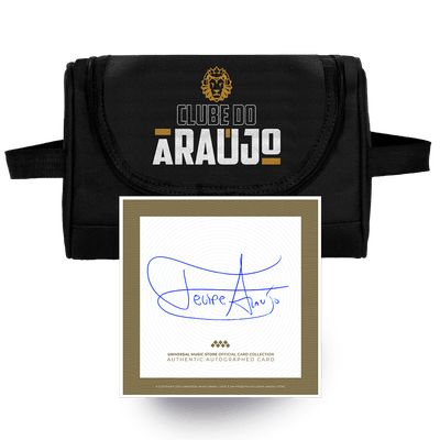 Necessaire Felipe Araújo - Clube do Araújo + CARD AUTOGRAFADO