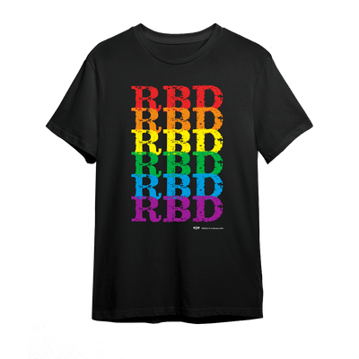 Camiseta RBD - RBD COLORS LOGO - Preta