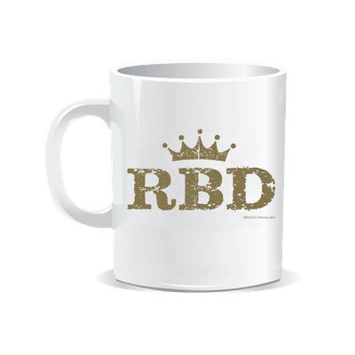 Caneca RBD - RBD GOLD LOGO - Branca