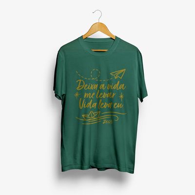 Camiseta Zeca Pagodinho - Deixa a Vida me Levar Vida Leva eu