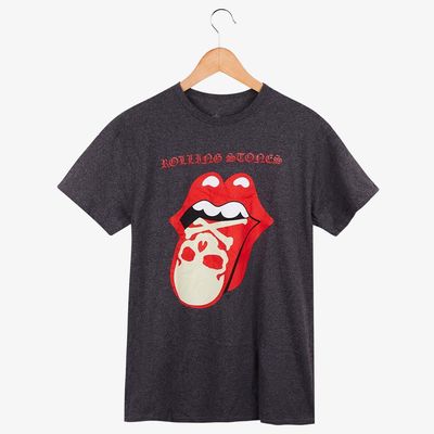 Camiseta Rolling Stones Skull Tongue Char