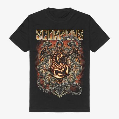 Camiseta Scorpions - Crest In Chains