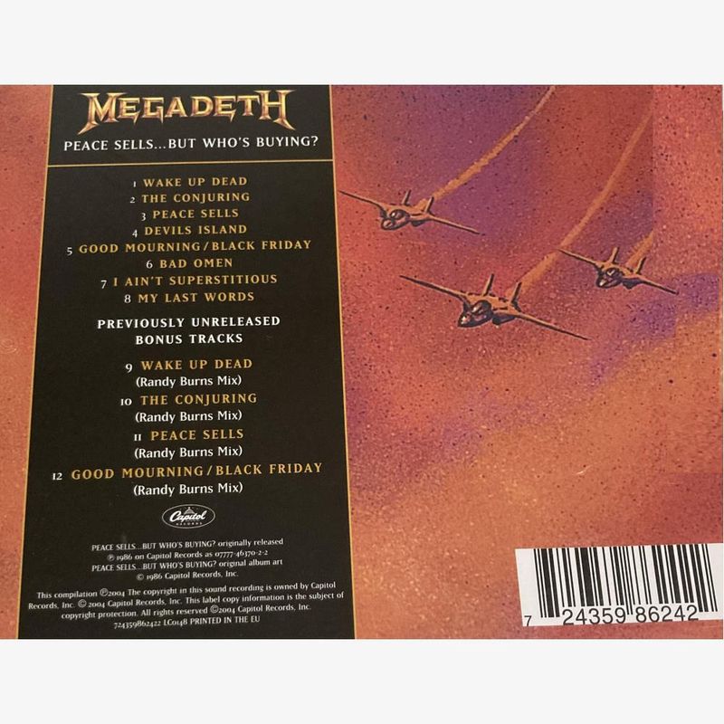 CD Megadeth - Peace Sells...But Who's Buying? (24-Bit Digitally ...