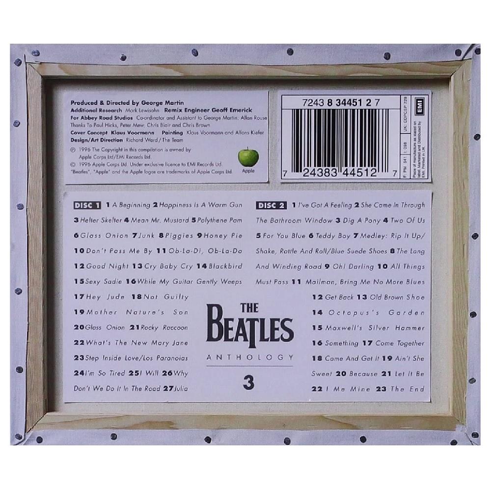 CD Duplo The Beatles - Anthology 3 (2CD) - Importado | Universal