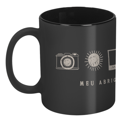 Caneca Melim - Meu Abrigo (Preta)