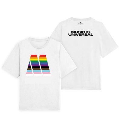 Camiseta Vários Artistas - Motown Logo Pride (Branca)