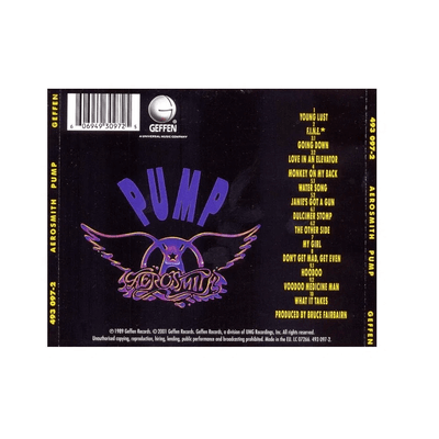 CD Aerosmith - Pump (Reissue Remastered) - Importado