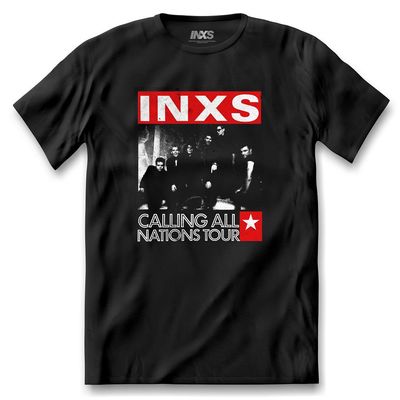 Camiseta INXS - Calling All Nations