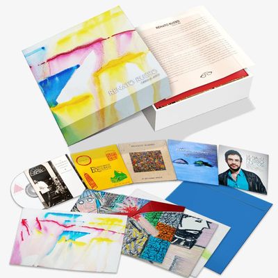 Kit Renato Russo - Box Obra & Arte (5 CDs) + Camiseta Símbolos (Branca)