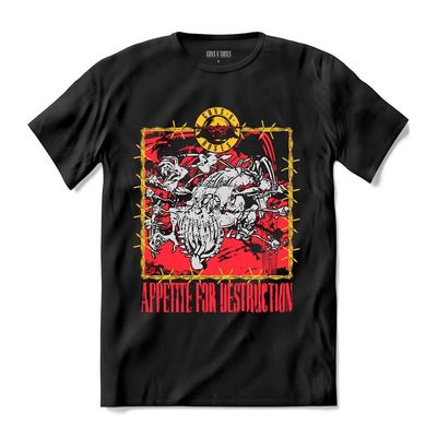 Camiseta Guns N' Roses - Appetite for Destruction Brown Tee