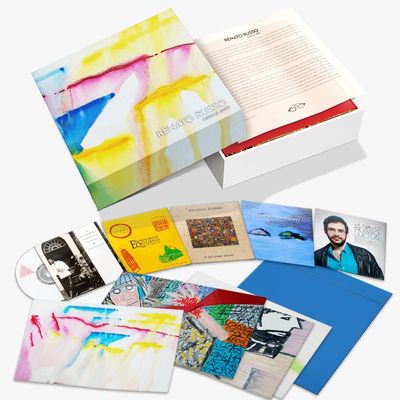 Kit Renato Russo - Box Obra & Arte (5 CDs) + Camiseta Símbolos (Vermelha)