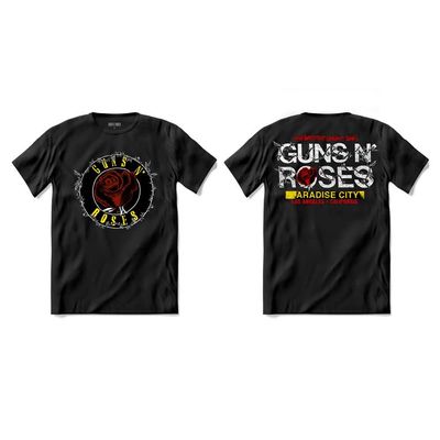 Camiseta Guns N Roses - Paradise City Tee (Frente e Verso)