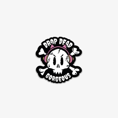 Pin Vários Artistas - Drop Dead Gorgeus - Branco