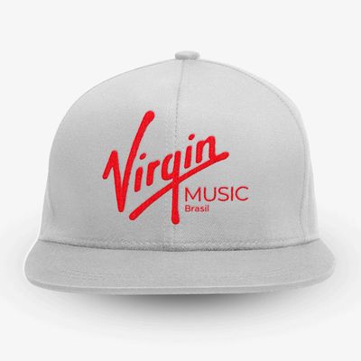 Boné Virgin Music Brasil Logo - Aba reta 6 Gomos