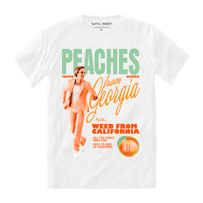 Camiseta Justin Bieber - Peaches