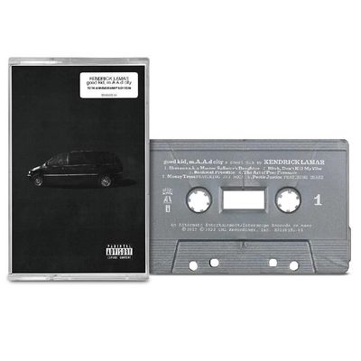 Cassete Kendrick Lamar - good kid, m.A.A.d city (Cassete / Anniversary) - Importado