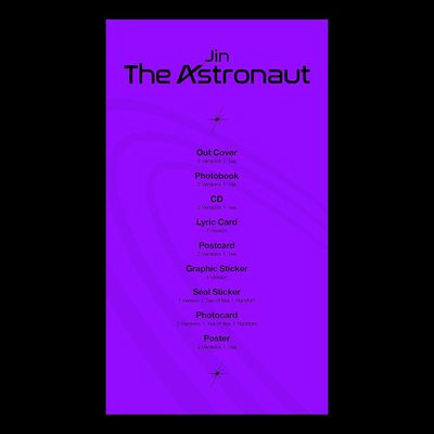 CD Jin (BTS) - The Astronaut (CD-S / EU VERSION 02) - Importado