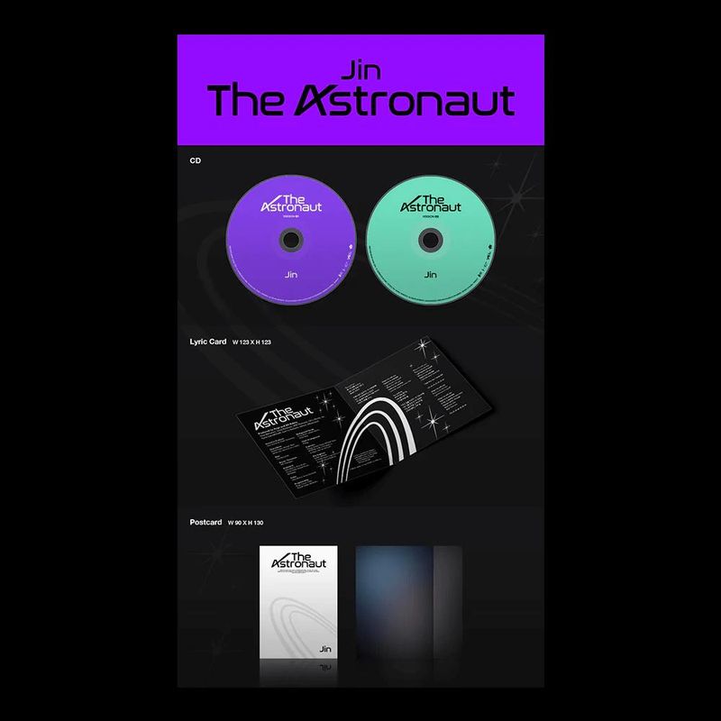 CD Jin (BTS) - The Astronaut (CD-S / EU VERSION 02) - Importado ...