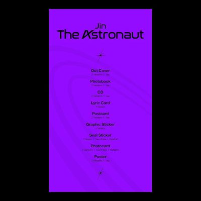 CD Jin (BTS) - The Astronaut (CD-S / General Market - VERSION 02) - Importado