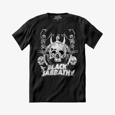 Camiseta Black Sabbath - Skeletons Washed Tee