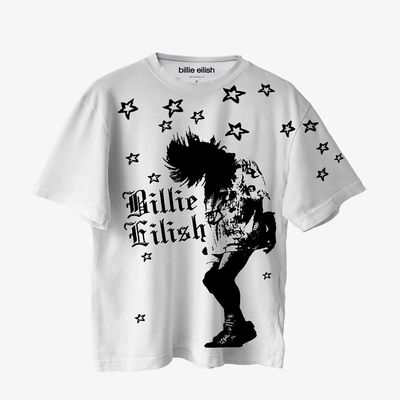Camiseta Billie Eilish - Billie Star (Oversized)