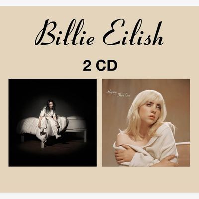 CD Billie Eilish - Happier Than Ever / When We All Fall Asleep, Where Do We Go (2CDs) - Importado