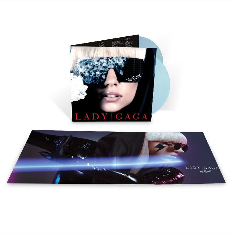 vinil-lady-gaga-the-fame-translucent-light-blue-poster-2lp-importado-vinil-lady-gaga-the-fame-translucent-00602455826114-00060245582611