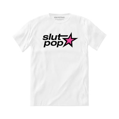 Camiseta Kim Petras - Slut Pop - Branca