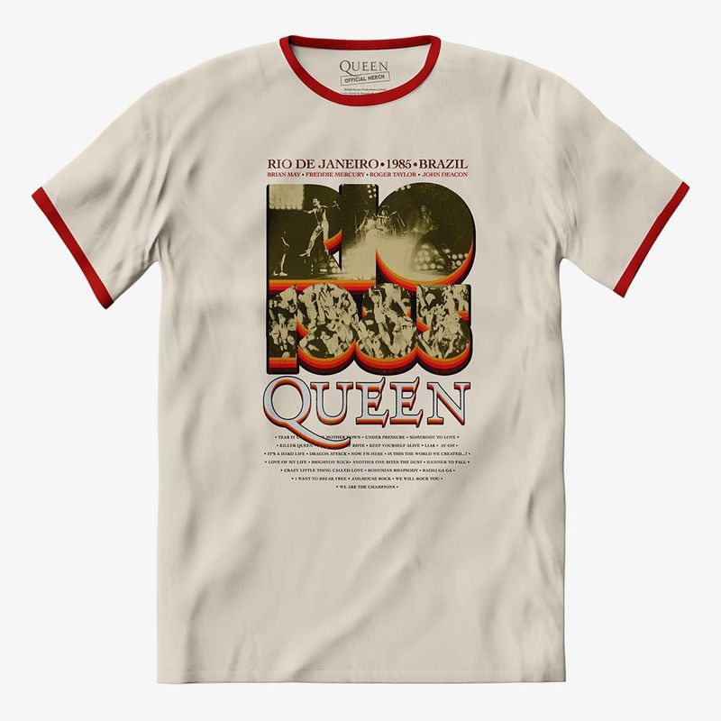 Camiseta queen discount