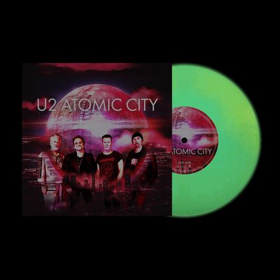 Vinil U2 - Atomic City (Edição Limitada Photoluminescent Transparent 7") - Importado