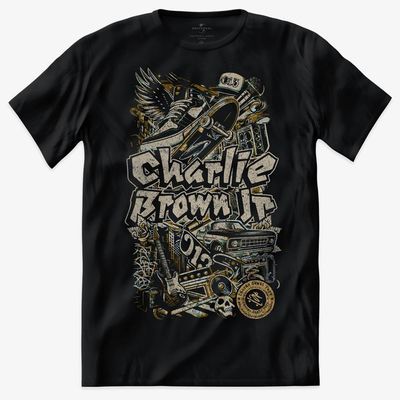Camiseta Charlie Brown Jr - Para Sempre Charlie Brown Jr