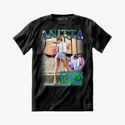 Camiseta Anitta - Funkrave Black Tee