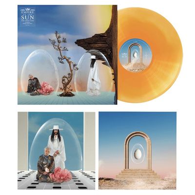 Vinil Empire Of The Sun - Ask That God - Exclusive Orange Swirl + signed art card 12" - Importado